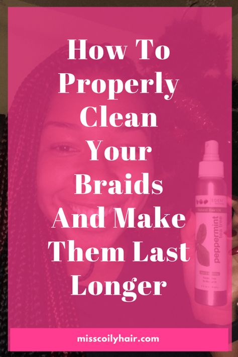 how to properly wash your braids and make them last longer | misscoilyhair.com Wash Braids, Should I Wash My Hair, Healthy Reminders, Wash My Hair, Box Braid Hair, Braid Trends, Long Box Braids, Natural Hair Care Tips, Box Braids Hairstyles For Black Women