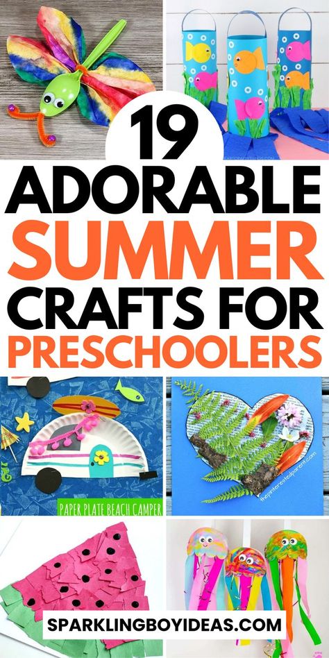 Summer crafts for preschoolers are here! Explore fun outdoor activities for preschoolers with our DIY summer crafts for kids, including preschool beach crafts and simple summer craft projects for kids. Dive into nature crafts for kids, easy summer crafts for toddlers, and engaging preschool summer arts and crafts. Discover educational crafts for toddlers, recycled crafts for preschoolers, and sun crafts for preschoolers. From paper plate crafts to summer-themed sensory bins, we've them all. May Art For Preschoolers, Easy Summer Daycare Crafts, Cute Summer Crafts For Kids, Summertime Toddler Crafts, Summertime Activities For Preschool, June Arts And Crafts For Preschoolers, Summer Break Crafts For Kids, Summer Art Projects For Kindergarten, Preschool Art Activities Summer