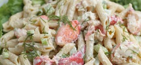 Lobster Pasta Salad, Seafood Salad Pasta, Lobster Pasta, Lobster Salad, Salad Pasta, Lobster Recipes, Seafood Salad, Healthy Pasta Recipes, Healthy Pastas