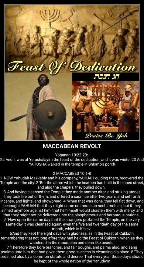 Happy Feast Of Dedication! Feast Of Dedication Israelite, Feast Of Dedication Decorations, Feast Of Dedication, Happy Feast, Ancient Israelites, Hebrew Roots, Happy Sabbath, Hebrew Israelite, Tribe Of Judah