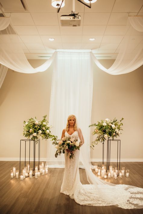 Photo By: Chasing Magic Photography Candle Wedding Ceremony, Candle Background, Magic Photography, Candle Wedding, Wedding Ceremony Backdrop, Background Photos, Ceremony Backdrop, Wedding Candles, Table Centerpieces