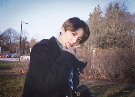 outside coat polaroid vintage Jeongguk Jeon, Jeon Jeongguk, About Bts, Bts Members, Jungkook Cute, Jung Kook, Incheon, Foto Jungkook, Busan