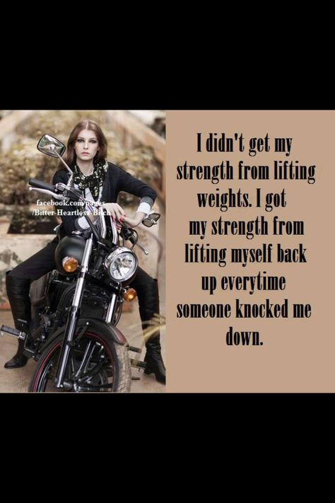 Biker Chick Quotes, Chick Quotes, Women Motorcycle Quotes, Riding Quotes, Funny Motorcycle, Bike Quotes, Biker Quotes, Motorcycle Quotes, My Strength