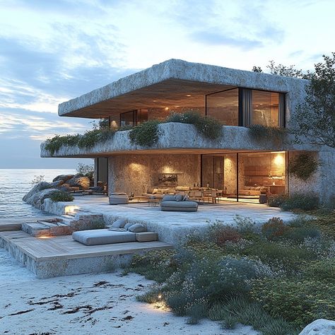 🌟✨ Luxe Dream Homes | Luxury Living Visualized 🏠🌴 | Get ready to be swept away by this Contemporary Beach House. With a panoramic view of the stunning Malibu, California coastline, this 6,000… | Instagram Beach House Malibu, House In Malibu, Contemporary Beach House, California Coastline, Homes Luxury, Coastal Retreat, Malibu California, Panoramic View, Color Grading