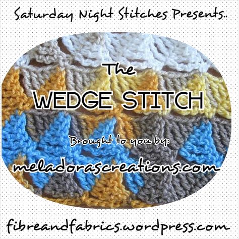 Wedge stitch video tutorial Wedge Stitch Crochet, Stitch Crochet, Saturday Night, Cozy Blankets, Crochet Tutorial, Video Tutorial, Feel Like, Blankets, Blog Post