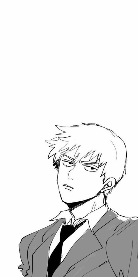 Made by me in Picsart Reigen Arataka Icons Manga, Reigan Arataka Wallpaper, Reigen Arataka Wallpaper, Reigen Wallpaper, Arataka Reigen, 100 Wallpaper, Reigen Arataka, Mob Physco 100, One Punch