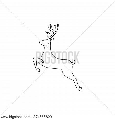 Reindeer Simple Drawing, Simple Reindeer Drawing, Christmas Outline, Reindeer Drawing, Bookmark Ideas, One Line Drawing, Outline Drawings, Christmas Drawing, Tattoo Sketches