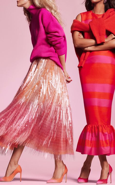 Resort 23, Bright Outfit, Brandon Maxwell, Silk Midi Dress, Peplum Hem, Effortless Chic, International Fashion, Skirt Outfits, Cotton Silk