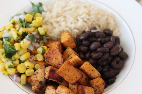 Black Bean Rice Bowl, Bean Rice Bowl, Daniel Fasting, Black Bean Rice, Black Bean Casserole, Bean Rice, Sweet Potato Black Bean, Enchilada Casserole Recipes, Favorite Casseroles