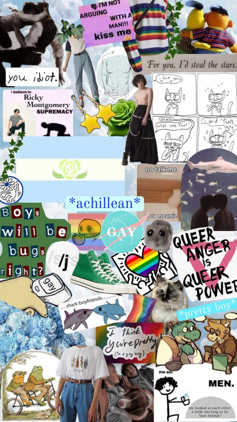 achillean moodboard; lgbtq+ community, queer collage Queer Collage, Collage