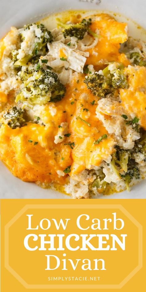 Wild Diet, Keto Comfort Food, Chicken Divan, Keto Dishes, Lazy Keto, Low Carb Low Fat Recipes, Yummy Chicken, Boiled Egg Diet Plan, Chicken And Broccoli