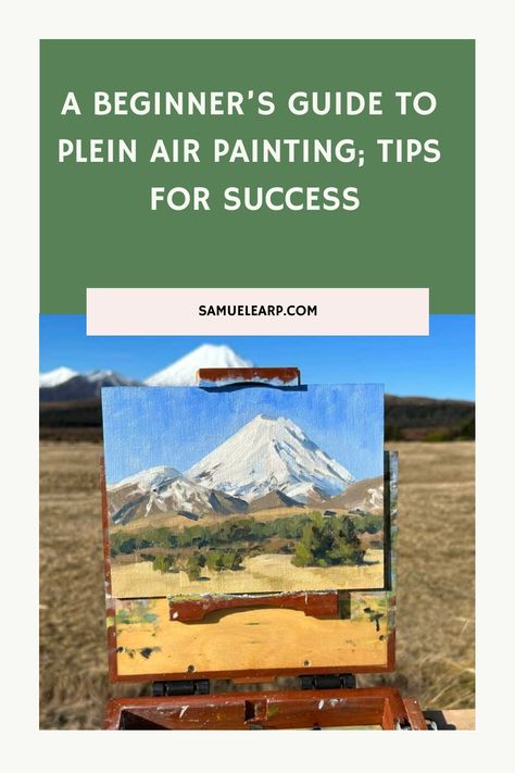 In this article, I give you an overview of how to start plein air painting and how it differs from traditional studio painting. Pochade Box, Studio Painting, Air Painting, Tips For Success, Outdoor Paint, Plein Air Paintings, Painting Process, Seascape Paintings, Painting Tips