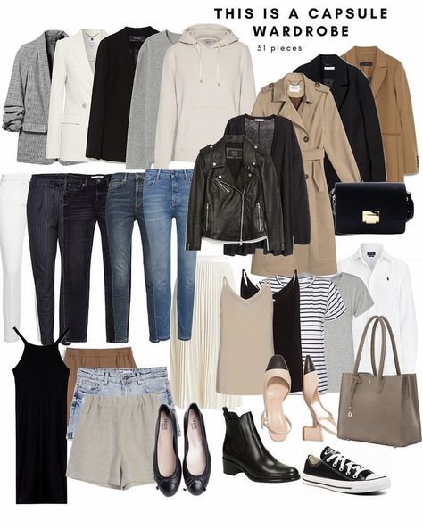 Minimalist Wardrobe Capsule, Capsule Wardrobe Casual, Capsule Wardrobe Women, Classic Capsule Wardrobe, Capsule Wardrobe Outfits, Fashion Capsule Wardrobe, Capsule Outfits, Wardrobe Outfits, Fashion Capsule