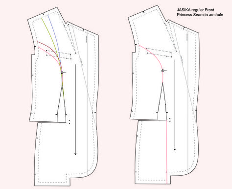 Converting Darts to a Princess Seam for the Jasika Blazer Jasika Blazer, Famous Princesses, Pattern Making Tutorial, Closet Core Patterns, Princess Line, Trust Your Instincts, Hourglass Shape, Weird Shapes, Sewing Blogs