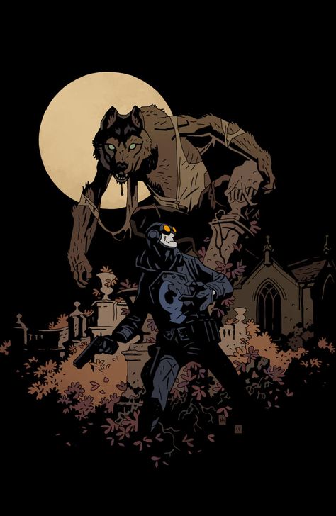 wolf Lobster Johnson, Mike Mignola Art, Hellboy Art, Arte Nerd, Mike Mignola, Bd Comics, Dark Horse Comics, Comic Book Artists, Comic Illustration