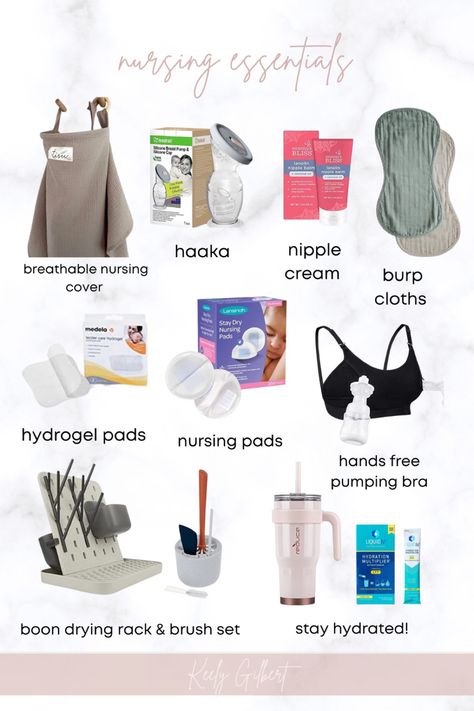 Second Time Mom, Newborn Breastfeeding, Newborn Items, Nursing Essentials, Nursing Apron, Postpartum Care Kit, Breastfeeding Snacks, Hands Free Pumping Bra, Exclusive Breastfeeding