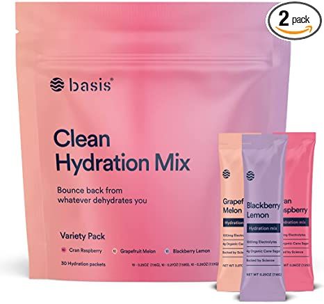 Amazon.com: Basis Hydration Low Sugar Powder Packets, Electrolyte Exercise Mix, Keto-Friendly, Hangover Supplement Drink, Pregnancy Dehydration Relief - for Workout Illness Travel Sports (Variety Pack, 30 Sticks) : Health & Household Supplements Packaging, Pouch Packaging, Travel Sports, Dehydration, Clean Ingredients, Variety Pack, Low Sugar, Music Print, Health Supplements