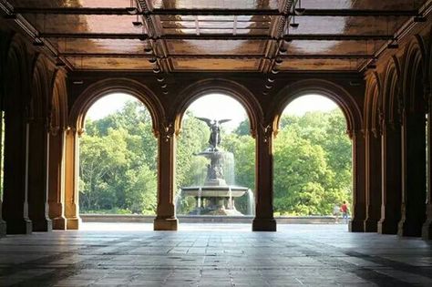 Bethesda Terrace Central Park Bethesda Terrace, Bethesda Fountain, I ❤ Ny, Central Park, Valance Curtains, Terrace, York City, Brooklyn, New York City