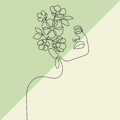 Sage Green Cartoon, Sage Green Drawing Aesthetic, Sage Green Cartoon Aesthetic, Sage Green Art Wallpaper, Sage Green Line Art Wallpaper, Makeup Artist Cards, App Covers, Face Skin Care, Green Wallpaper