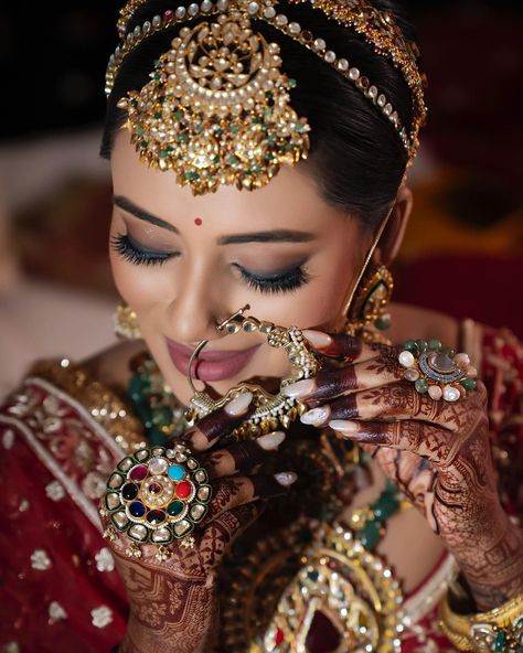 Indian Bridal, Bridal Looks, Makeup Artist, Bridal Hair, Hair Stylist, Instagram Profile, Makeup, Hair Styles, Instagram