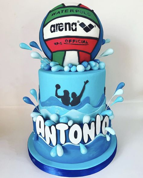 Waterpolo Cake Birthdays, Waterpolo Cake, Polo Cake, Easter 2024, Football Cake, Beautiful Birthday Cakes, Beautiful Birthday, 12th Birthday, Water Polo