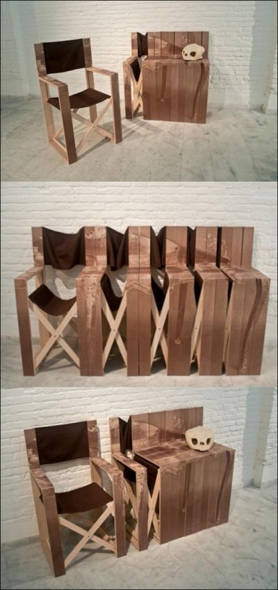 Foldable Furniture, Foldable Chairs, House Studio, Folding Furniture, Diy Sofa, Smart Furniture, Creative Furniture, Nyc Apartment, Space Saving Furniture