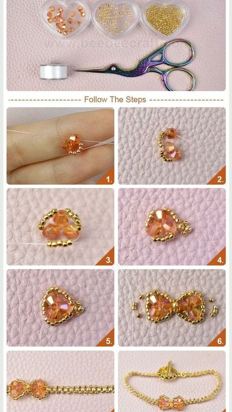 Diy Earrings Materials, Jewelry Knowledge, Seed Bead Crafts, Beads Craft Jewelry, Beaded Jewelry Necklaces, Bracelet Craft Diy, Fairy Jewelry, Diy Bracelet Designs, Beaded Jewelry Tutorials