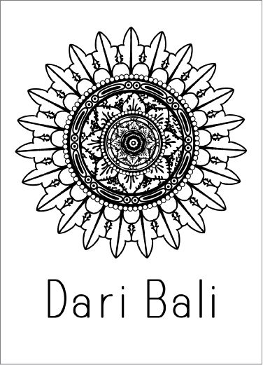 Dari Bali mandala logo. This logo is hand drawn by a balinese and is attached to all the products that are designed and made on the island of Bali, explaining more about the traditional materials and manufacturing. Traditional Balinese Tattoo, Balinese Tattoo, Bali Tattoo, Mandala Logo, Shirts Design, Balinese, Dream Catcher, Bali, Hand Drawn