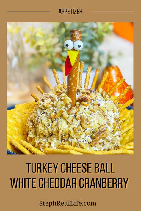 Looking for a crowd-pleasing, festive appetizer for your Thanksgiving table? This adorable Turkey Cheese Ball is not only fun to make but also incredibly delicious! Cheese Ball Turkey, Thanksgiving Cheese Ball, Turkey Cheese Ball, Cranberry Turkey, Festive Appetizers, Thanksgiving 2024, Turkey Cheese, Christmas Foods, White Cheddar Cheese