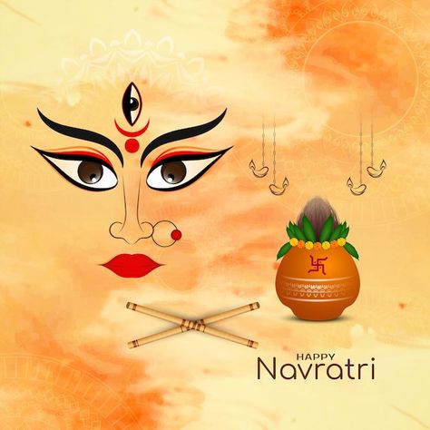 Happy Navratri Wishes, Hindu New Year, Garba Dance, Chaitra Navratri, New Year Wishes Quotes, Navratri Festival, Happy Navratri Images, Diwali Images, Navratri Images