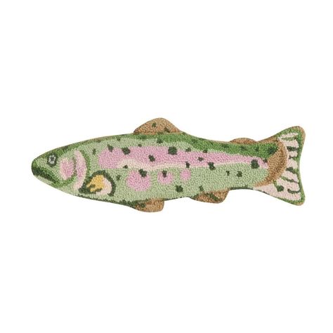 I love that you guys are weird like me and just get it… this guy has quickly became a best seller ! Stay weird ! ✌️ 🎣 💓 Small Decorative Pillows, Fish Home Decor, Striped Throw Pillows, Cool Throw Pillows, Fish Rug, Funky Pillows, Tufted Pillow, Pillows For Living Room, Green Items