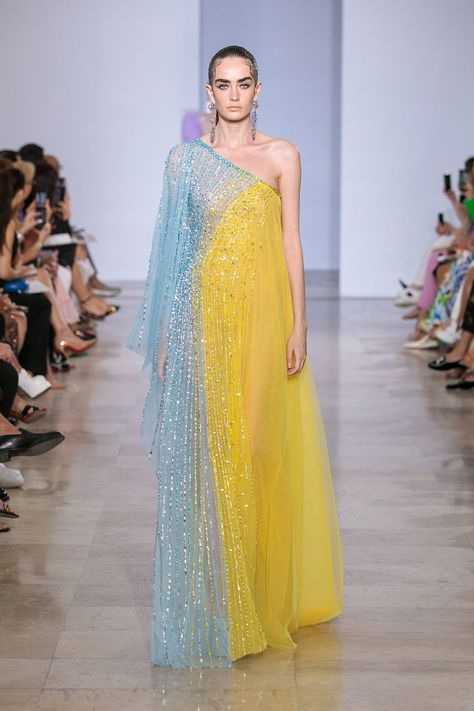 Hobeika Couture, Fall 2022 Couture, 2022 Couture, Georges Hobeika, Winter 2022, Fall 2022, Yellow Fashion, Gorgeous Gowns, Couture Collection