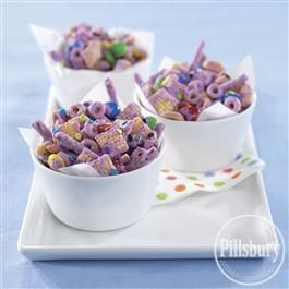 Purple Party Mix from Pillsbury™ Baking is a fun and delicious way to enjoy the fun colors of Spring at your next party! Abby Cadabby Birthday Party, Abby Cadabby Birthday, Barney Party, Barney Birthday, Sofia The First Party, Sofia The First Birthday Party, Purple Birthday Party, Abby Cadabby, Story Planning