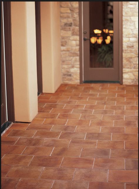 Terra Cotta Floor Tile, Brick Look Tile, Walker Zanger, Tiled Hallway, Light Brick, Carport Designs, Stone Tile, Terracotta Tiles, Bathroom Tiles