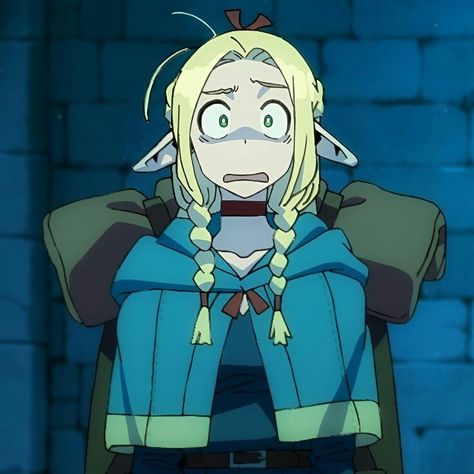 Marcille Donato Fanart, Marcille Wallpaper, Delicious In Dungeon Icons, Marcille Dungeon Meshi, Marcille Donato, Illustration Practice, Dungeon Meshi, Silly Faces, Animal Sketches