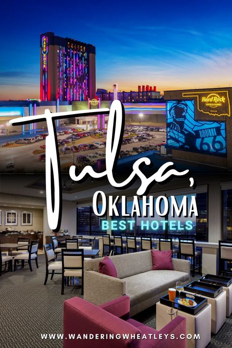 Are you looking for places to stay in Tulsa Oklahoma? Here are the 12 BEST hotels in Tulsa for a fabulous Oklahoma vacation! | Tulsa hotels | where to stay in Tulsa | accommodation in Tulsa | Tulsa accommodations | hotels in Oklahoma | accommodation in Oklahoma | where to stay in Oklahoma | Oklahoma hotels | places to stay in Oklahoma | Oklahoma travel tips | USA travel | Tulsa travel | unique hotels in Tulsa | places to visit in Oklahoma | Tulsa vacation | #Tulsa #Oklahoma #USA #hotels Tulsa Oklahoma Things To Do In, Talihina Oklahoma, Places To Visit In Oklahoma, Oklahoma Vacation, Oklahoma Travel, Los Angeles Parks, Classic Hotel, Hilton Hotels, Life List