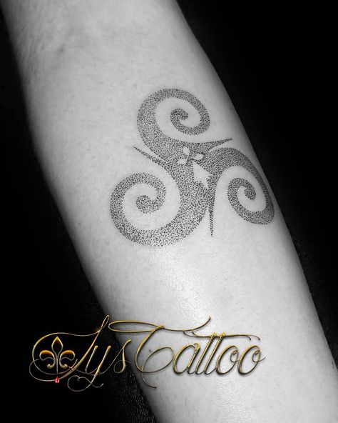 Tatouage triskel et Hermine symbole de la Bretagne by Lys Tattoo votre tatoueur à Gradignan proche de Bordeaux, Merignac, Pessac et Bassin d'Arcachon en Gironde P Tattoo, Symbol Tattoo, Symbol Tattoos, 1 Tattoo, Celtic Symbols, Arm Tattoos For Guys, Symbolic Tattoos, Forearm Tattoos, Site Internet