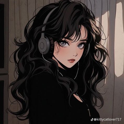 00s Anime, Image Girly, Anime Girlboss, Disney Art Style, Aesthetic Profile Picture Cartoon Soft, Anime Girlies, Anime Zodiac, Anime Black Hair, Pfp Anime