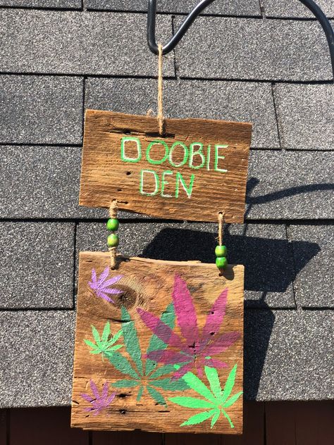 Handmade Repurposed Old Barn Wood Sign doobie Den. - Etsy Doobie Den, Old Barn Wood, Barn Wood Signs, Unique Housewarming Gifts, Space Ideas, Old Barn, Vintage Postcards, Fine Arts, Yard Art