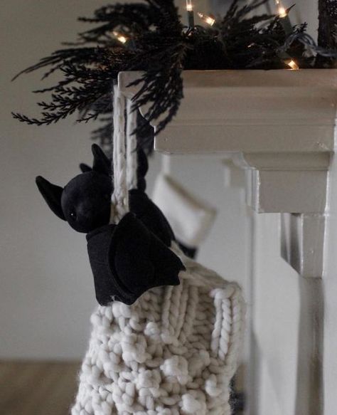 Gothic Homes 🖤 on Instagram: "I’m so obsessed with these baby bats, I can’t cope 😍🖤 @charmedcollective 🦇" Bat Tree Topper, Gothic Homes, Instagram Editor, Holiday Wishlist, Baby Bats, Xmas Decor, Black Christmas, Wait For Me, Tree Toppers