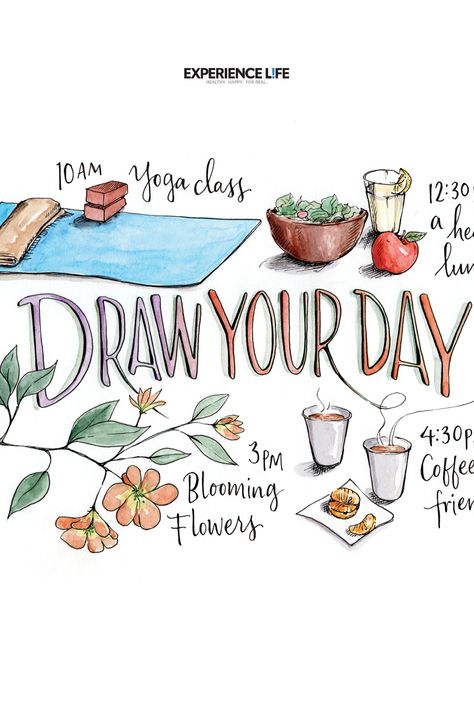 Watercolor Daily Practice, Benefits Of Drawing, Journal Illustration Art, Illustrated Life Journal, A Drawing A Day, Watercolor Journal Pages, Illustrated Journal Sketchbooks, Daily Art Practice, Travellers Notebook Inspiration