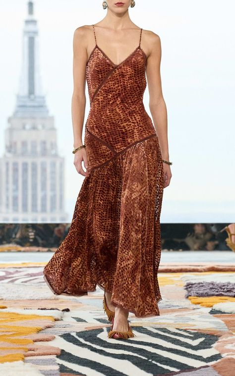 Women's Ulla Johnson Fall/winter 2023 Collection | Moda Operandi Burnout Velvet, Velvet Maxi Dress, Velvet Maxi, Cocktail Attire, Fall 2023, Ulla Johnson, Moda Operandi, Spring Summer Fashion, Wedding Guest Dress