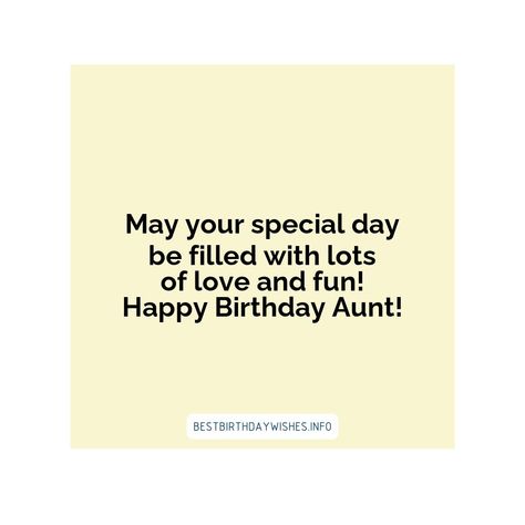 Aunt's are like mothers, often providing guidance, love and support. On her birthday, sending a heartfelt message to make your Aunt feel appreciated a... | # #BirthdayWishes Check more at https://www.ehindijokes.com/birthday-wishes-for-aunt/ Hbd Wishes, Birthday Wishes For Aunt, Happy Birthday Aunt, Short Birthday Wishes, Birthday Wishes For Myself, Wallpaper Girly, Feeling Appreciated, Iphone Wallpaper Girly, Love And Support