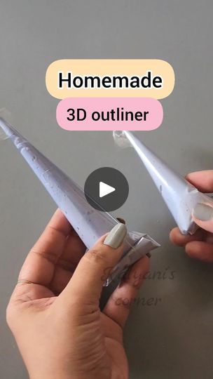 89K views · 6.3K reactions | Homemade 3d outliner 🤩...Watch step by step tutorial is on my youtube channel "Kalyani's corner" link given in my bio ❤️ 
.
.
.
.
.
.
.
.
#Kalyaniscorner #artist #artistsoninstagram #artandcraft #artwork #art #artoftheday #reelvideo #reelsinstagram #reelsinsta #reelsindia #reels #reelsvideo #trending #trendingcrafts #trendingreels #diyprojects #diy #diycrafts #craftideas #bestoutofwaste #viralreels #viralvideos #lippanart #homemade #handmade #giftideas #mosaic #homedecor | ardhi.kalyani (𝓐𝓶𝓶𝓾𝓵𝓾) | Arjun, Jatin-Lalit · Give It All Away (Jaane Jaana) Trending Crafts, Best Out Of Waste, Art Corner, Craft Tools, Air Dry Clay, Backyard Landscaping Designs, My Youtube Channel, Indian Art, Painting Crafts