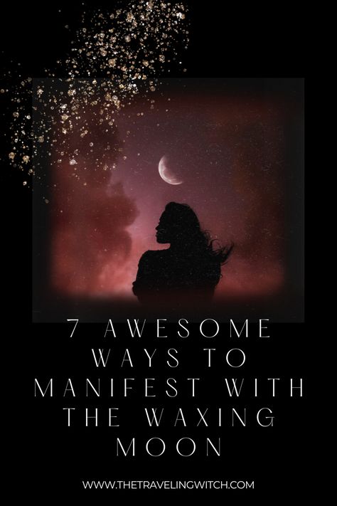 Today, I’m focusing specifically on the magical energy of the waxing moon, or what I like to call the Make-It-Happen Moon. Each night during the waxing phase, the moon appears to grow a little more. It’s a visual representation of how we use our own power to take our desires from idea to reality.The waxing moon offers its manifesting power to us freely. If you’re looking to make your dreams real, this energy will be highly beneficial in your magic. Make Your Dreams Real, Waxing Gibbous Moon, Ball Of Light, Waxing Crescent Moon, Manifest Affirmations, Ways To Manifest, What Is Spirituality, New Moon Phase, Occult Witch