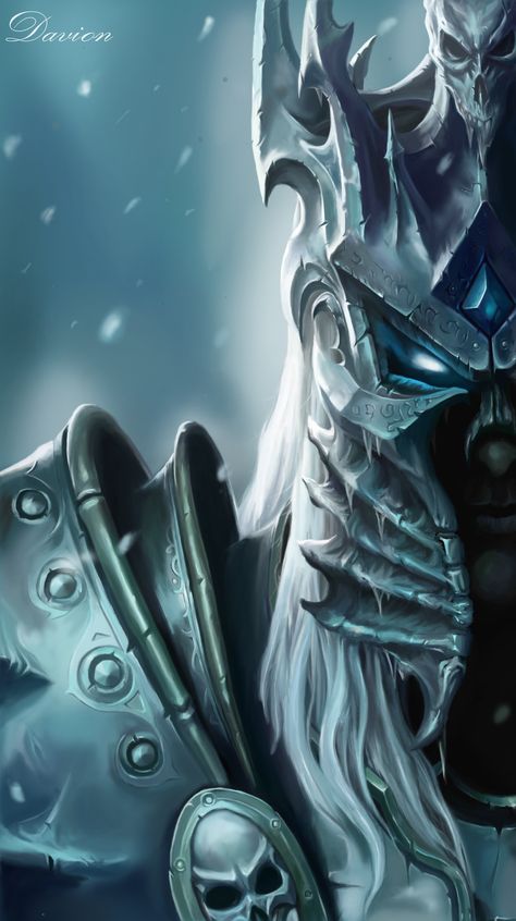 Arthas Menethil Art, Lich King Wallpaper, Warcraft Heroes, Arthas Menethil, The Lich King, World Of Warcraft Game, Warcraft Game, The Lich, World Of Warcraft Characters