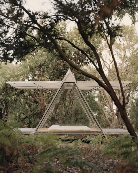 Rory Gardiner Bush Camp, Camping Shelters, Outdoor Shelters, Innovative Architecture, Australian Architecture, Architectural Photographers, Call Of The Wild, Camping Locations, Victoria Australia