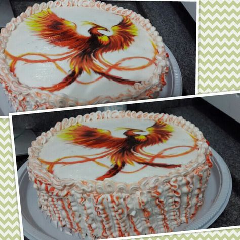 Fenix Phoenix Cake, Phoenix, Cake