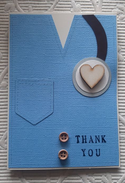 Birthday Cards For Doctors, Card For Doctor Handmade, Doctors Day Card Ideas, Nurse Cards Handmade, Doctors Day Decoration Ideas, Thank You Card For Doctor, Grad Diy, Handmade Greeting Card Designs, Blush Decor