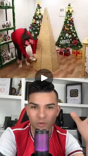 2.3M views · 62K reactions | Como crear una arbolito de navidad 🎄 con un bajo presupuesto!! #navidad | By Lopeztips2 | Facebook Ideas Navideñas